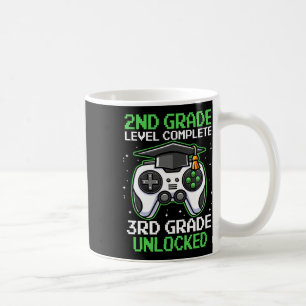 2nd Grade Graduation Gamer Level Up To 3rd Grade Coffee Mug
