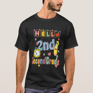 2nd Grade Hello Second Grade Team Back To School T T-Shirt