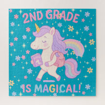 2nd Grade is Magical Back to School Unicorn