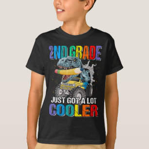 2nd Grade Just Got A Lot Cooler Monster Truck T-Shirt