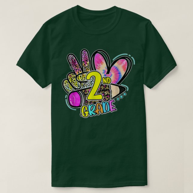 2nd Grade Last Day Of School Second Grade Back to  T-Shirt (Design Front)
