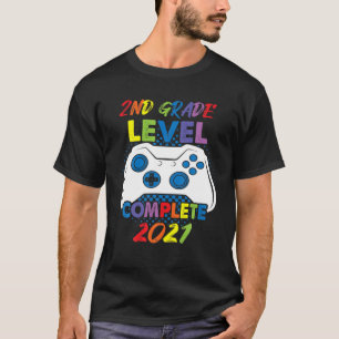 2Nd Grade Level Complete 2021 Elementary School Gr T-Shirt