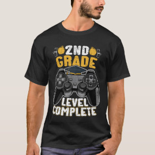 2nd Grade Level Complete Gamer  T-Shirt