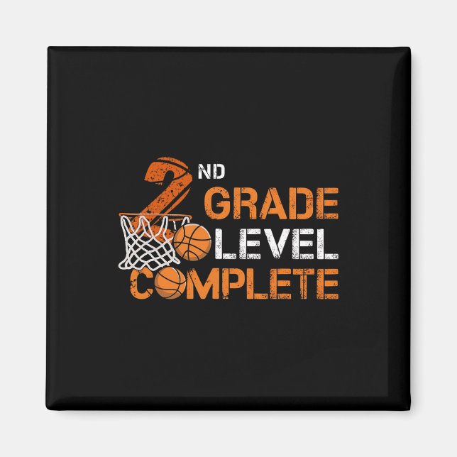 2nd Grade Level Complete Sketll Last Day Of School Magnet (Front)