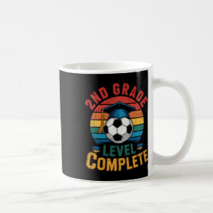 2nd Grade Level Complete Soccer Boy Girl Last Day Coffee Mug