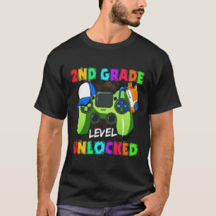 2nd Grade Level Unlocked Back To School Supplies T-Shirt