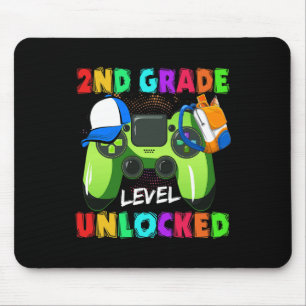 2nd Grade Level Unlocked Ck To School Supplies Mouse Pad