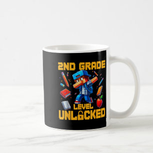 2nd Grade Level Unlocked Dabbing Boys Gamer Back T Coffee Mug