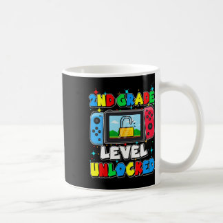 2nd Grade Level Unlocked Video Gamer Boy Kids Ck T Coffee Mug