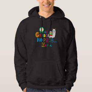 2nd Grade No prob llama Back to School 2021 2022 b Hoodie