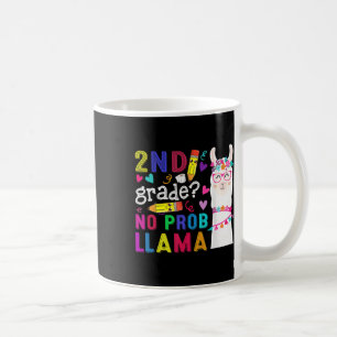 2nd Grade No Prob Llama Teacher Back To School For Coffee Mug