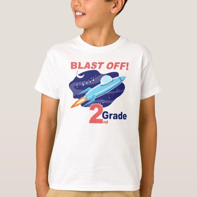 2nd Grade Outer Space T-Shirt (Front)