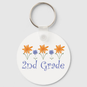 2nd Grade Present Key Ring
