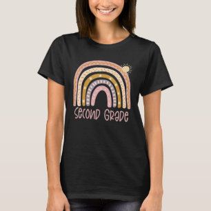 2nd Grade Rainbow Girls Boys Teacher Last Day Of S T-Shirt