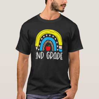2nd Grade Rainbow Kids Teachers Field Day 2022 Bac T-Shirt