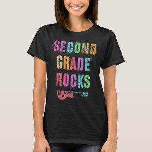 2nd Grade Rocks Student Teacher Team Second Grader T-Shirt
