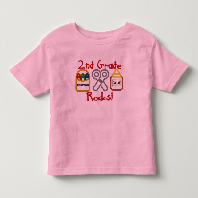 2nd Grade Rocks T-Shirt (Front)