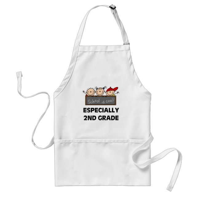 2nd Grade School is Cool Tshirts and Gifts Standard Apron (Front)