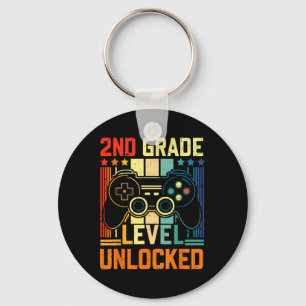 2nd Grade Shirts For Girls Unicorn Second Grade He Key Ring