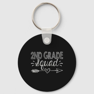 2nd Grade Squad 1st Day Of School Second Grade Tea Key Ring