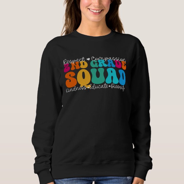2nd Grade Squad Appreciation Week Back to School Sweatshirt (Front)