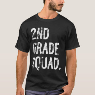 2nd Grade Squad Back To School Student Teacher  T-Shirt