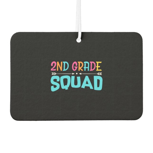 2Nd Grade Squad   Car Air Freshener (Front)