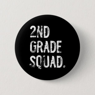 2nd Grade Squad Ck To School Student Teacher 6 Cm Round Badge