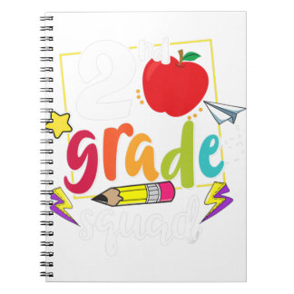 2nd Grade Squad Funny Back To School 2nd Graders T Notebook