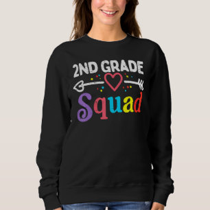 2nd Grade Squad Second First Day Of School Boys Gi Sweatshirt