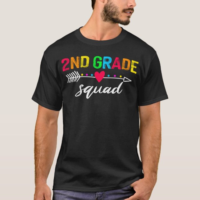 2nd grade squad T-Shirt (Front)