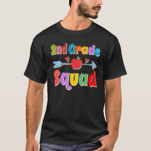2nd Grade Squad Teacher Student Back To School Sec T-Shirt