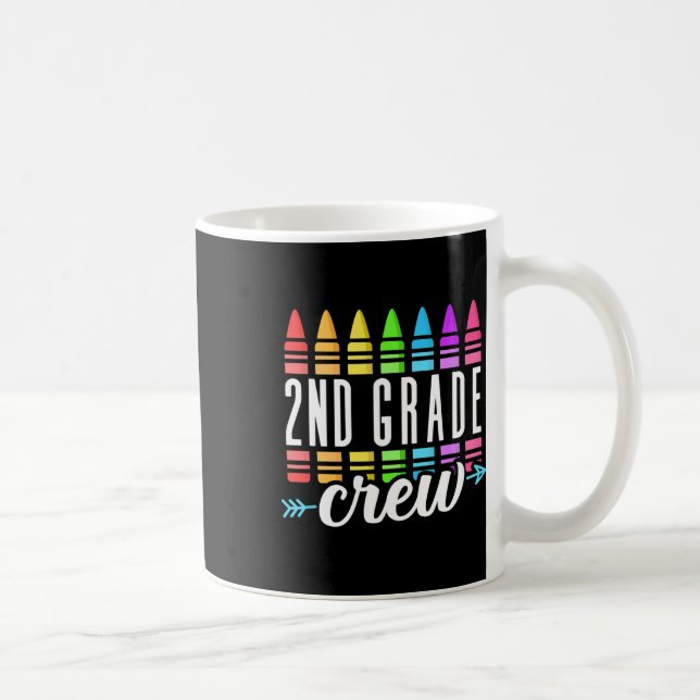 2nd Grade Squad Teacher Team Second Grade Rocks Ki Coffee Mug (Right)
