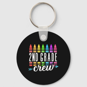 2nd Grade Squad Teacher Team Second Grade Rocks Ki Key Ring
