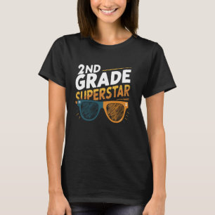 2nd Grade Superstar Back To School Second Grade St T-Shirt