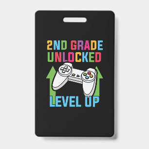 2nd Grade Teacher 2nd Grade Level Up ID Badge