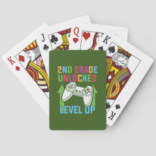 2nd Grade Teacher 2nd Grade Level Up Playing Cards