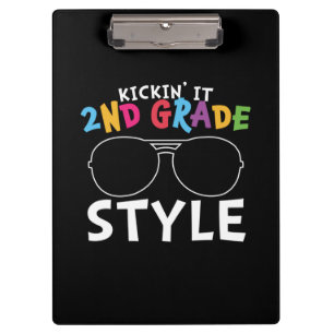 2nd Grade Teacher 2nd Grade Style Clipboard