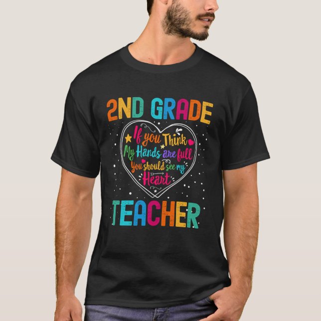 2nd Grade Teacher Appreciation Week Back to School T-Shirt (Front)