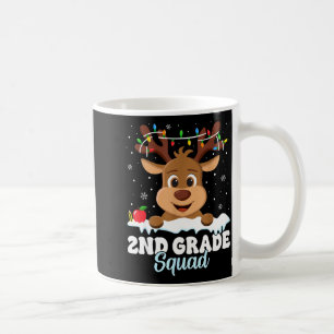 2nd Grade Teacher Christmas Second Grade Squad Rei Coffee Mug