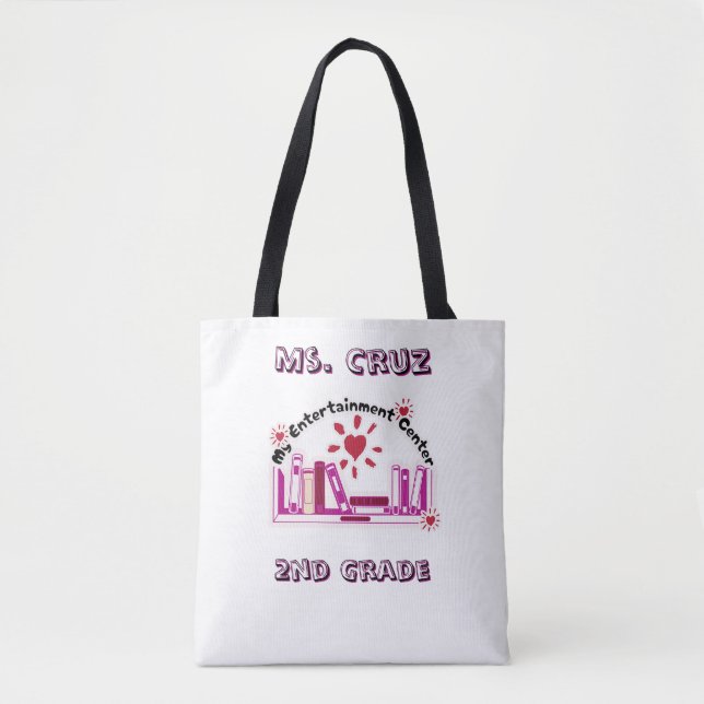 2nd Grade Teacher Custom Tote Bag (Front)
