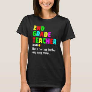 2nd Grade Teacher Definition Happy First Day Of Sc T-Shirt