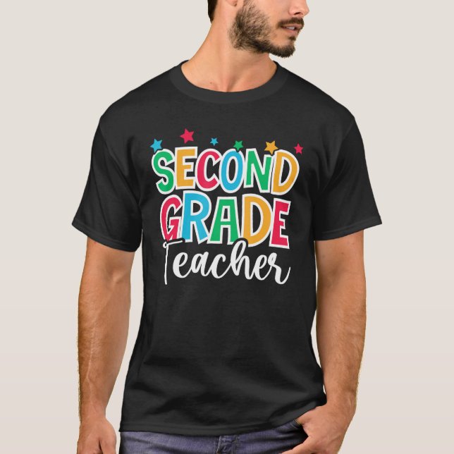 2nd Grade Teacher First Day of School Welcome Back T-Shirt (Front)
