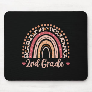 2nd Grade Teacher Fun Rainbow Lover Ck To School Mouse Pad