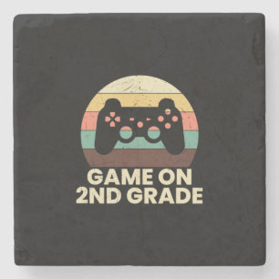 2nd Grade Teacher Game On 2nd Grade Stone Coaster