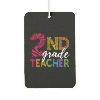 2nd Grade Teacher Light Second Grade Teachers Cute Car Air Freshener