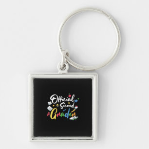 2nd Grade Teacher Official Second Grader Key Ring