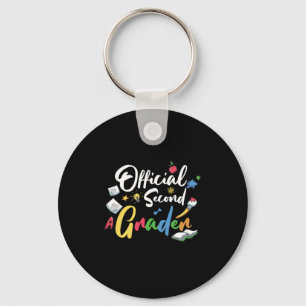 2nd Grade Teacher Official Second Grader Key Ring