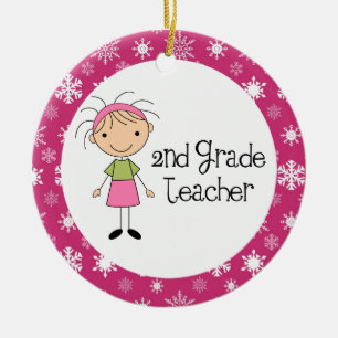 2nd Grade Teacher Ornament