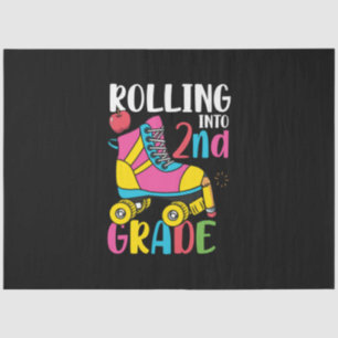 2nd Grade Teacher Rolling Into 2nd Grade Tissue Paper